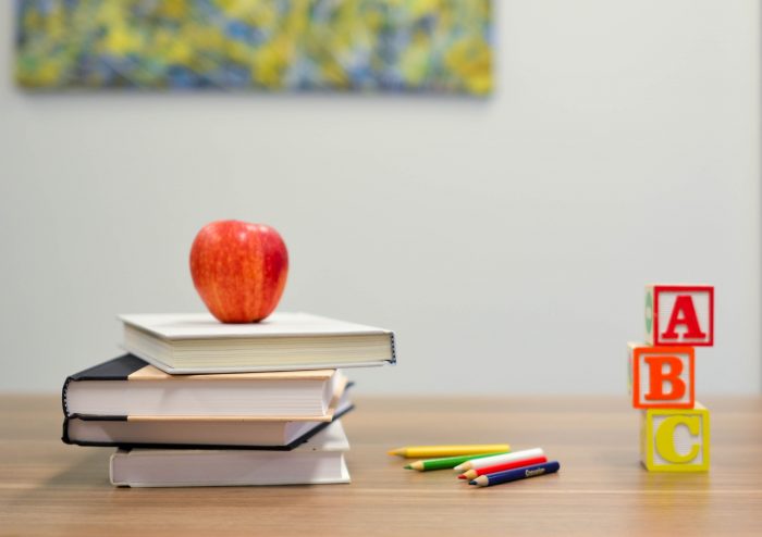 School Books and Blocks