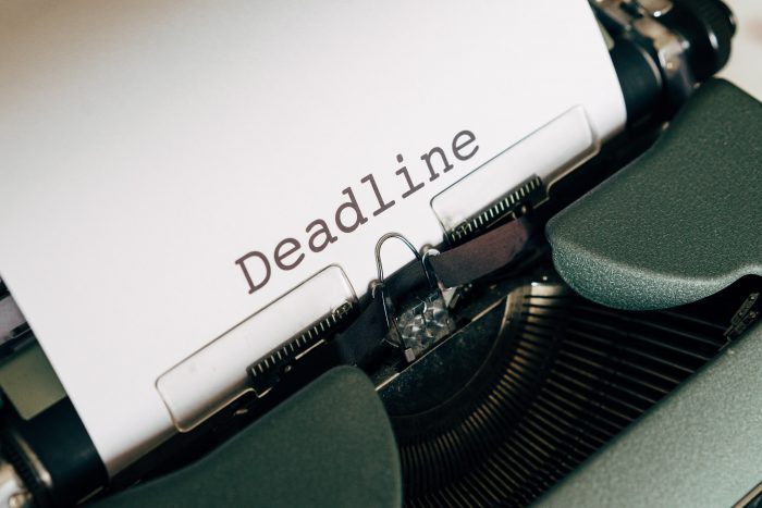 Typewriter Deadline Photo
